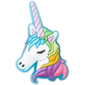 Adorno para colgantes para zapatos Jibbitz™ «Unicornio que se ilumina»