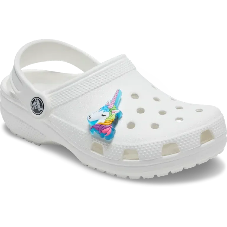 Adorno para colgantes para zapatos Jibbitz™ «Unicornio que se ilumina» Adorno para colgantes para zapatos Jibbitz™ «Unicornio que se ilumina»