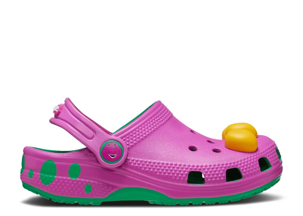 Barney x Classic Clog para niños Barney x Classic Clog para niños