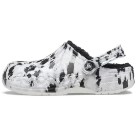 Baya Lined Clog, unisex, blancos y grises «White Grey»