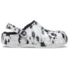 Baya Lined Clog, unisex, blancos y grises «White Grey»