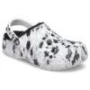 Baya Lined Clog, unisex, blancos y grises «White Grey»