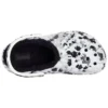 Baya Lined Clog, unisex, blancos y grises «White Grey»