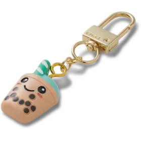 Bonito colgante para bolsos con forma de bebida Boba