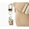 Bonito colgante para bolsos con forma de bebida Boba