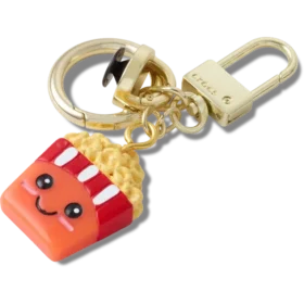 Bonito colgante para bolsos con forma de cubo de palomitas