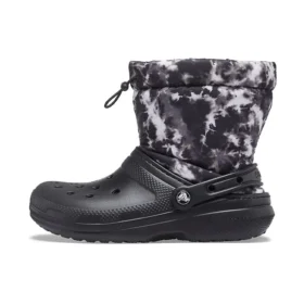 Botas Classic Lined Neo Puff Tie-Dye «Negro-Blanco»