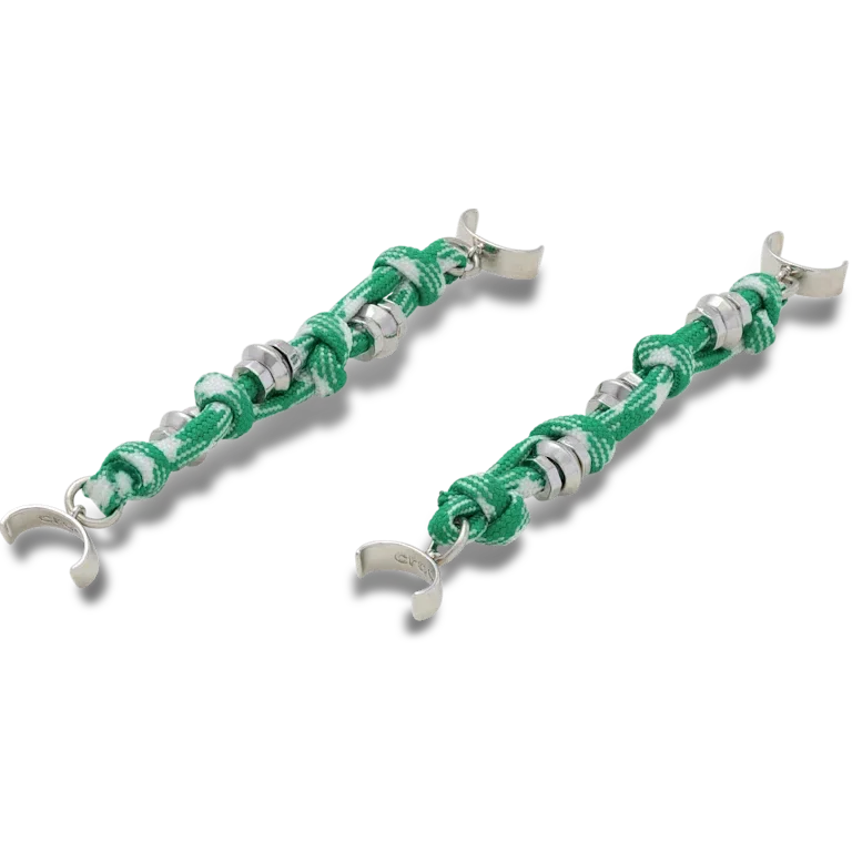 Cadena para sandalias con cordón verde, paquete de 2 colgantes Jibbitz™ Cadena para sandalias con cordón verde, paquete de 2 colgantes Jibbitz™