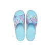 Chanclas clásicas con plataforma y estampado de palmeras «Blue Multi-Color»