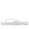 Chanclas clásicas Crocs Classic Flip Casual, unisex, blancas