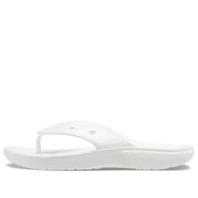 Chanclas clásicas Crocs Classic Flip Casual, unisex, blancas