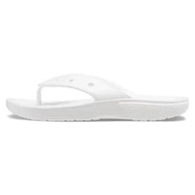 Chanclas clásicas Crocs Classic Flip Casual, unisex, blancas