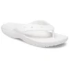 Chanclas clásicas Crocs Classic Flip Casual, unisex, blancas