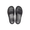Chanclas con plataforma Crocband «Negro, gris y blanco»