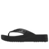 Chanclas con plataforma y detalles recortados «Negro»