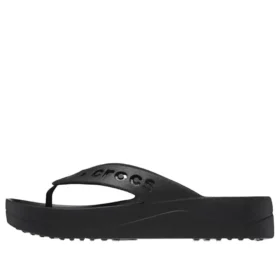 Chanclas con plataforma y detalles recortados «Negro»