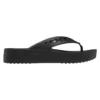 Chanclas con plataforma y detalles recortados «Negro»