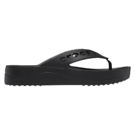 Chanclas con plataforma y detalles recortados «Negro»