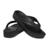 Chanclas con plataforma y detalles recortados «Negro»