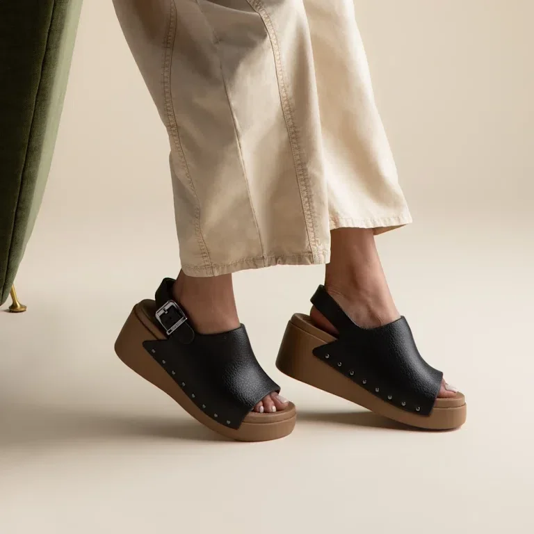 Chanclas con plataforma y tachuelas Dylan Chanclas con plataforma y tachuelas Dylan