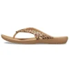 Chanclas Kadee II con estampado de leopardo, marrón