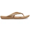 Chanclas Kadee II con estampado de leopardo, marrón