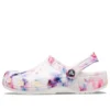 Classic Clog con estampado Tie-Dye «Garnet & Multi»