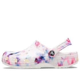 Classic Clog con estampado Tie-Dye «Garnet & Multi»