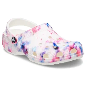 Classic Clog con estampado Tie-Dye «Garnet & Multi»