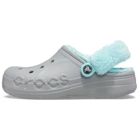 Classic Clog con forro polar para mantener los pies calientes «Gris azul»