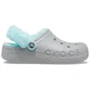 Classic Clog con forro polar para mantener los pies calientes «Gris azul»