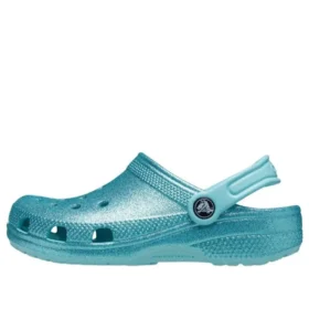 Classic Clog con Glitter «Azul verdoso»