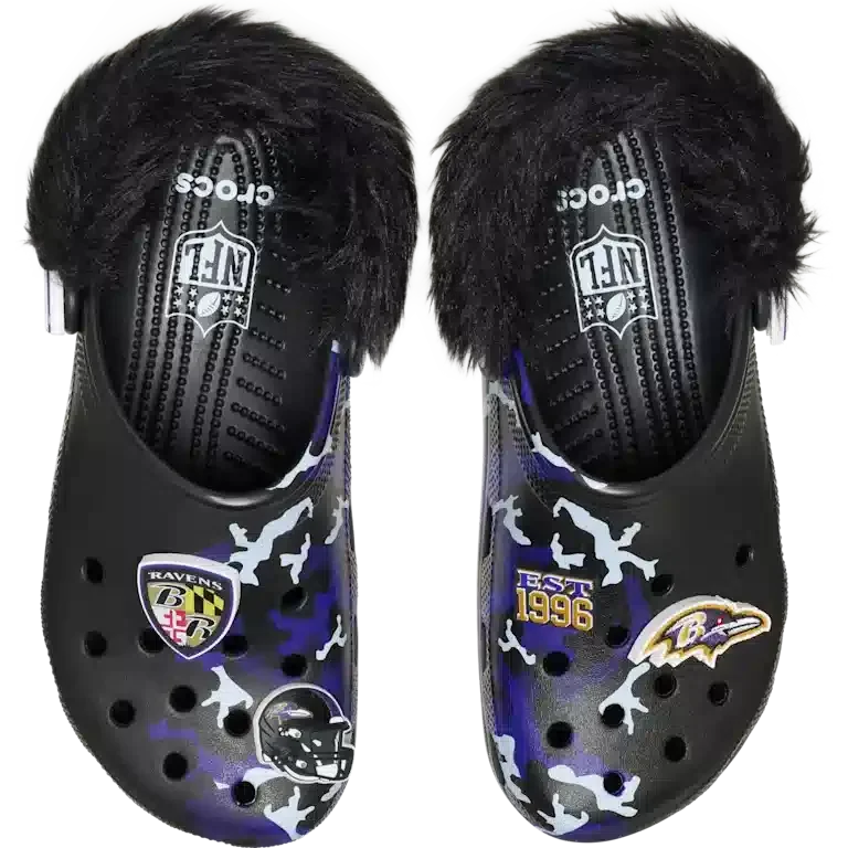 Classic Clog de los Baltimore Ravens de la NFL Classic Clog de los Baltimore Ravens de la NFL