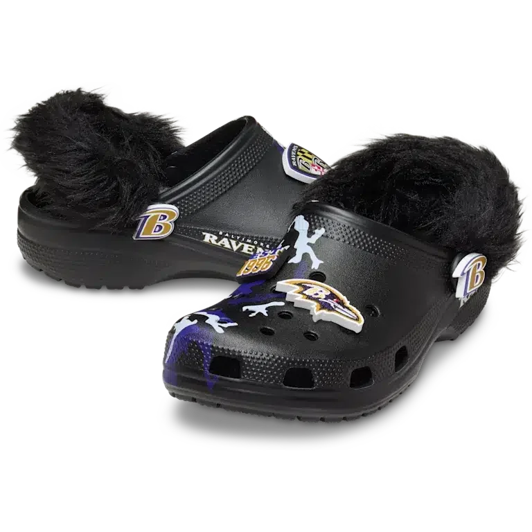Classic Clog de los Baltimore Ravens de la NFL Classic Clog de los Baltimore Ravens de la NFL