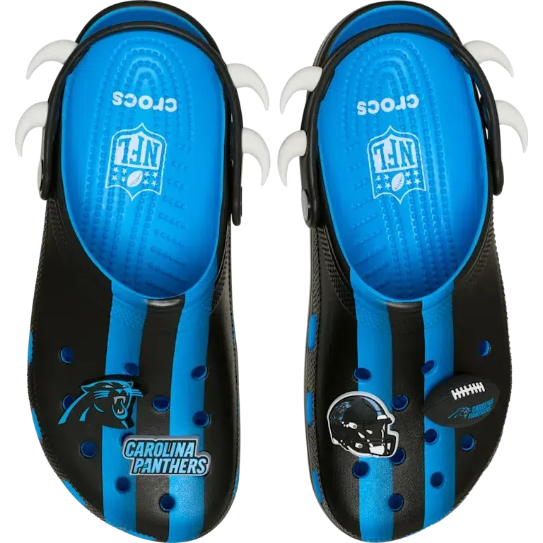 Classic Clog de los Carolina Panthers de la NFL Classic Clog de los Carolina Panthers de la NFL