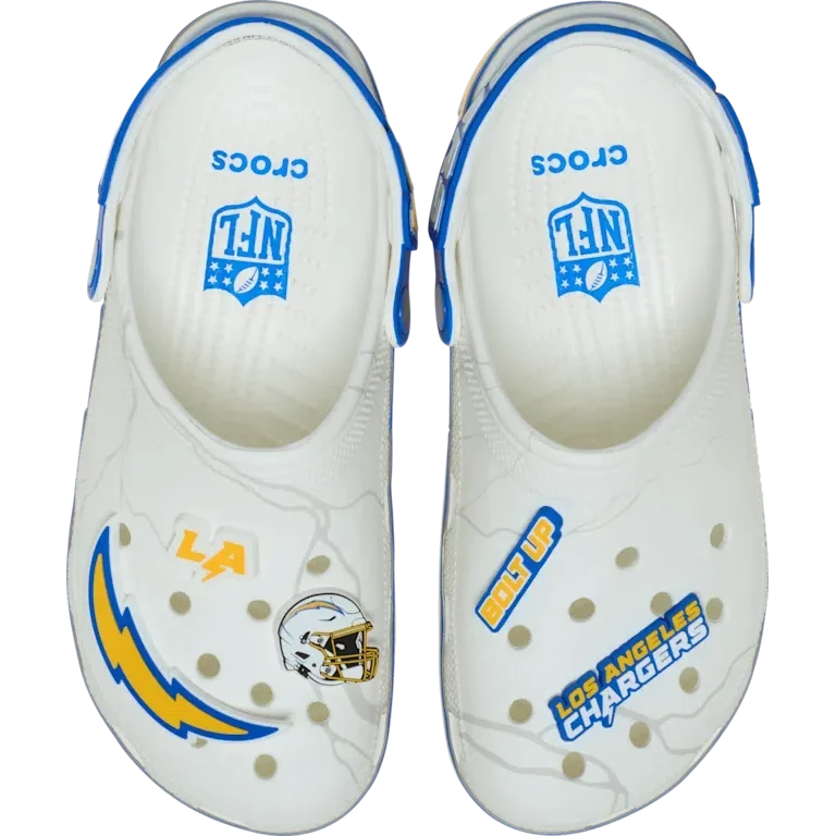 Classic Clog de los Chargers de Los Ángeles de la NFL Classic Clog de los Chargers de Los Ángeles de la NFL
