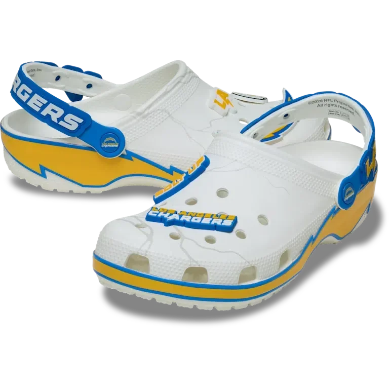 Classic Clog de los Chargers de Los Ángeles de la NFL Classic Clog de los Chargers de Los Ángeles de la NFL