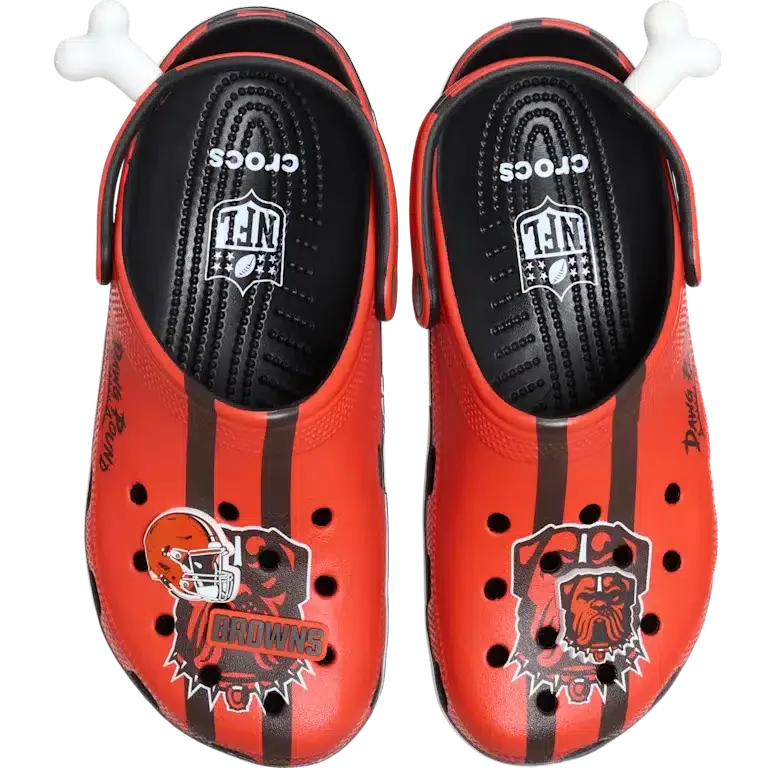 Classic Clog de los Cleveland Browns de la NFL Classic Clog de los Cleveland Browns de la NFL