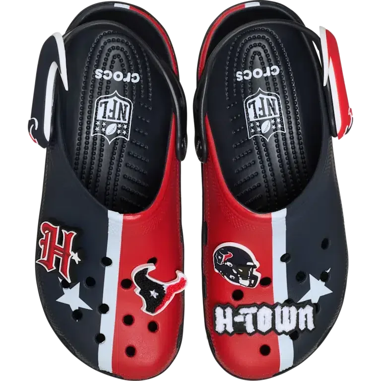 Classic Clog de los Houston Texans de la NFL Classic Clog de los Houston Texans de la NFL