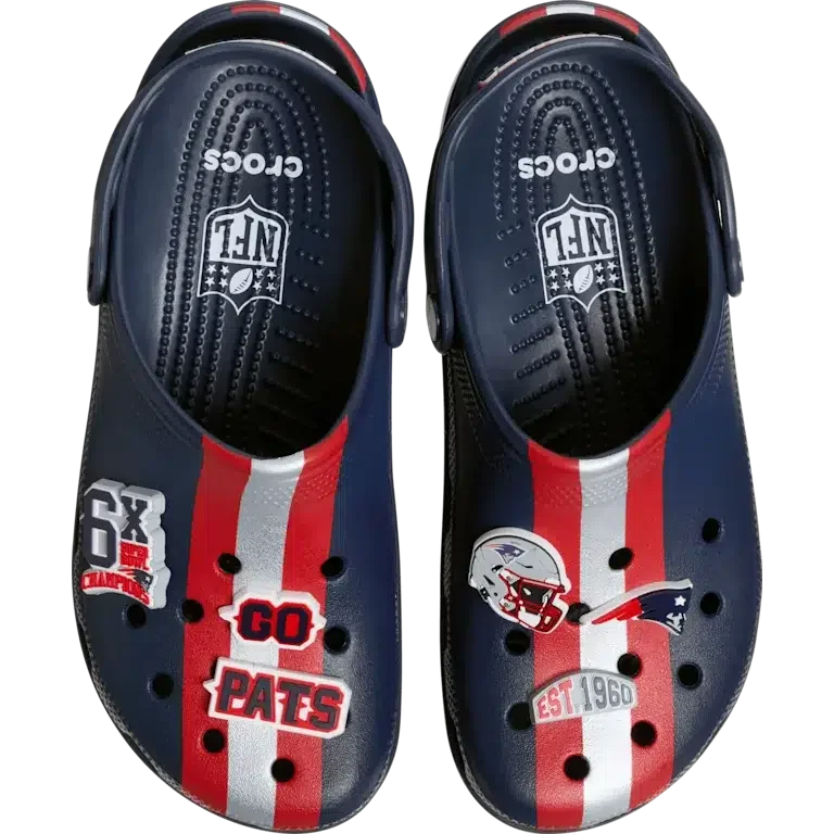 Classic Clog de los New England Patriots de la NFL Classic Clog de los New England Patriots de la NFL