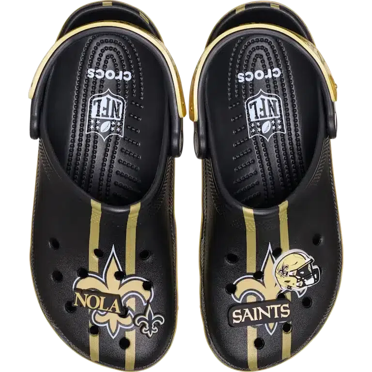 Classic Clog de los New Orleans Saints de la NFL Classic Clog de los New Orleans Saints de la NFL