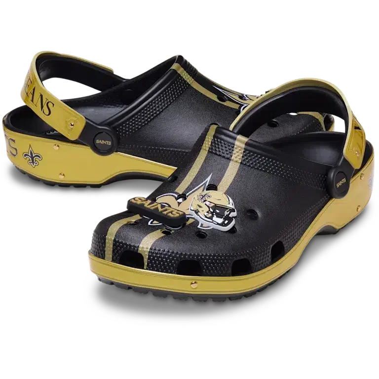 Classic Clog de los New Orleans Saints de la NFL Classic Clog de los New Orleans Saints de la NFL