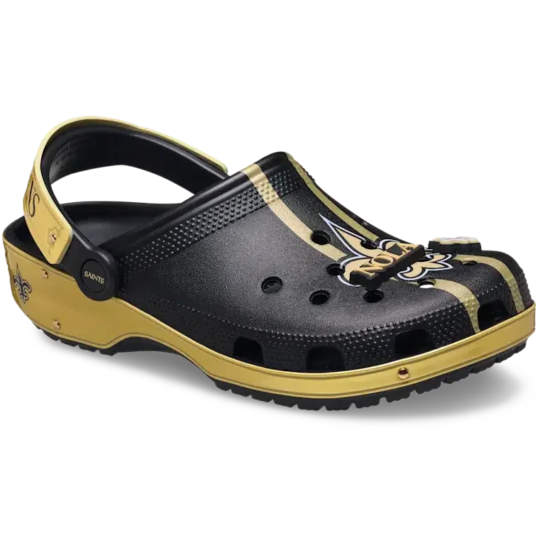 Classic Clog de los New Orleans Saints de la NFL Classic Clog de los New Orleans Saints de la NFL