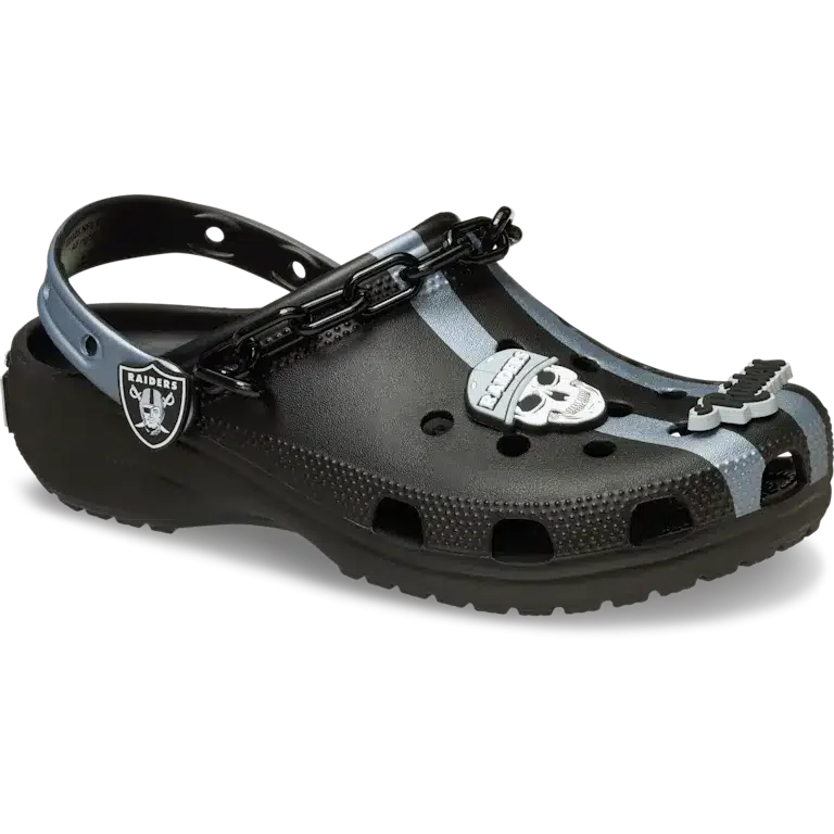 Classic Clog de los Raiders de Las Vegas de la NFL Classic Clog de los Raiders de Las Vegas de la NFL