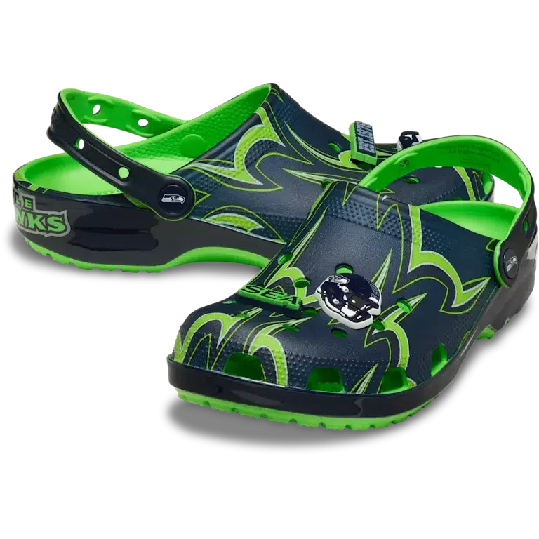 Classic Clog de los Seattle Seahawks de la NFL Classic Clog de los Seattle Seahawks de la NFL