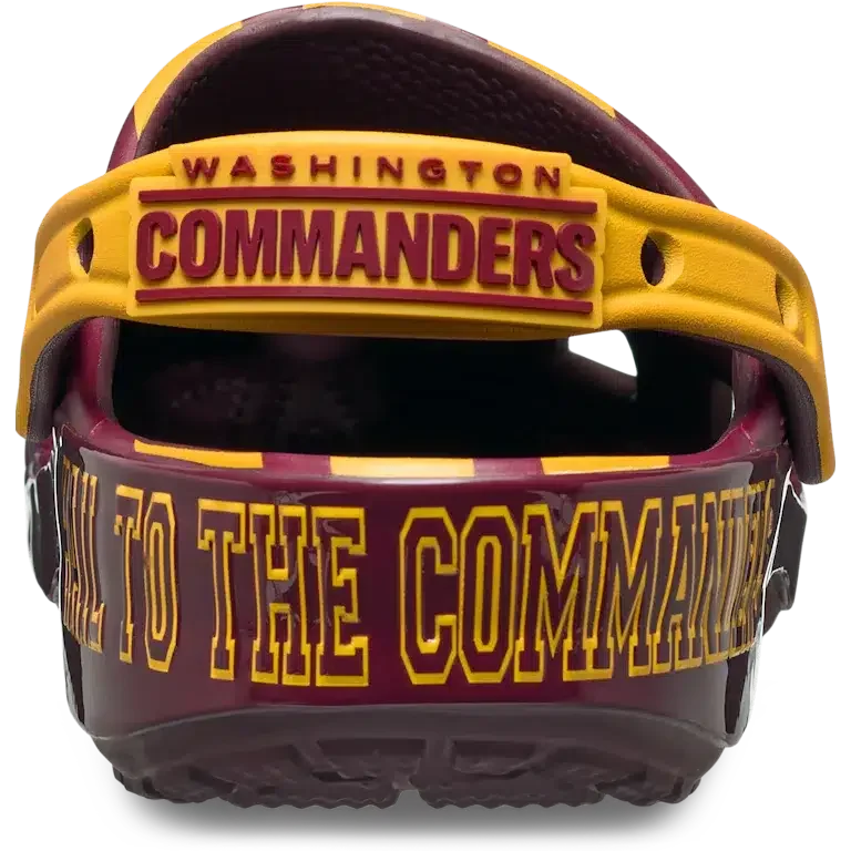 Classic Clog de los Washington Commanders de la NFL Classic Clog de los Washington Commanders de la NFL