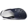 Classic Clog de playa azul y blanco