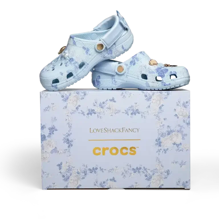 Classic Clog Loveshackfancy azul Classic Clog Loveshackfancy azul