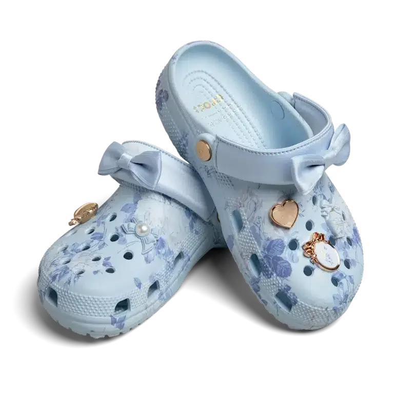 Classic Clog Loveshackfancy azul Classic Clog Loveshackfancy azul
