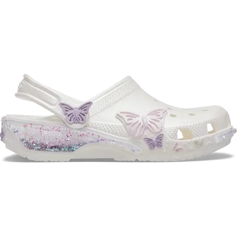 Classic Clog para niños «Butterfly Sparkle Shaker» Classic Clog para niños «Butterfly Sparkle Shaker»